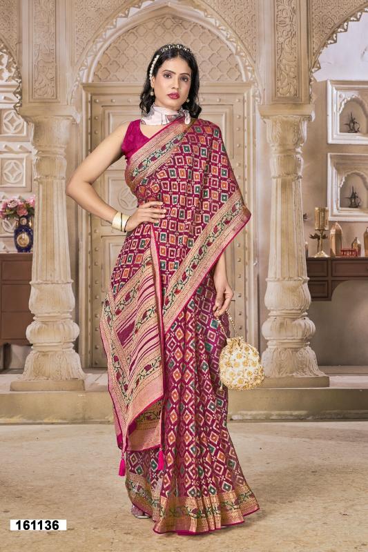 Vallabhi Ashmika Vol 3 Brasso Printed Saree Wholesale Catalog