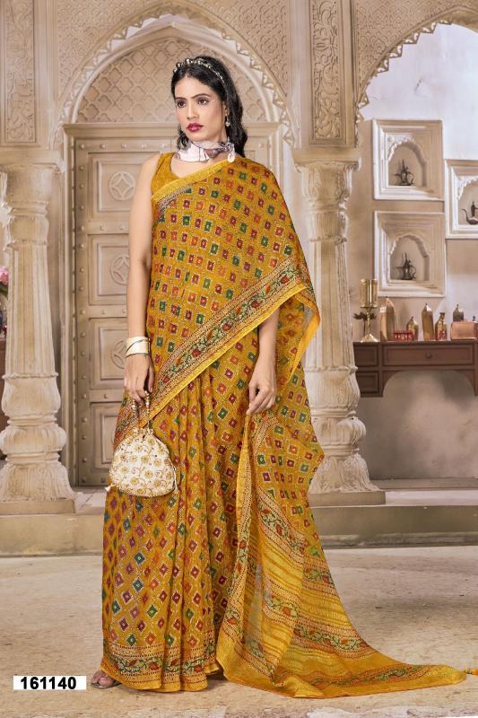 Vallabhi Ashmika Vol 3 Brasso Printed Saree Wholesale Catalog