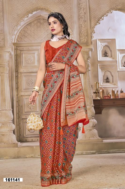 Vallabhi Ashmika Vol 3 Brasso Printed Saree Wholesale Catalog