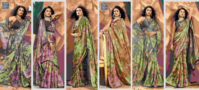 Vallabhi Fariha Vol 2 Brasso Fancy Saree brands in india