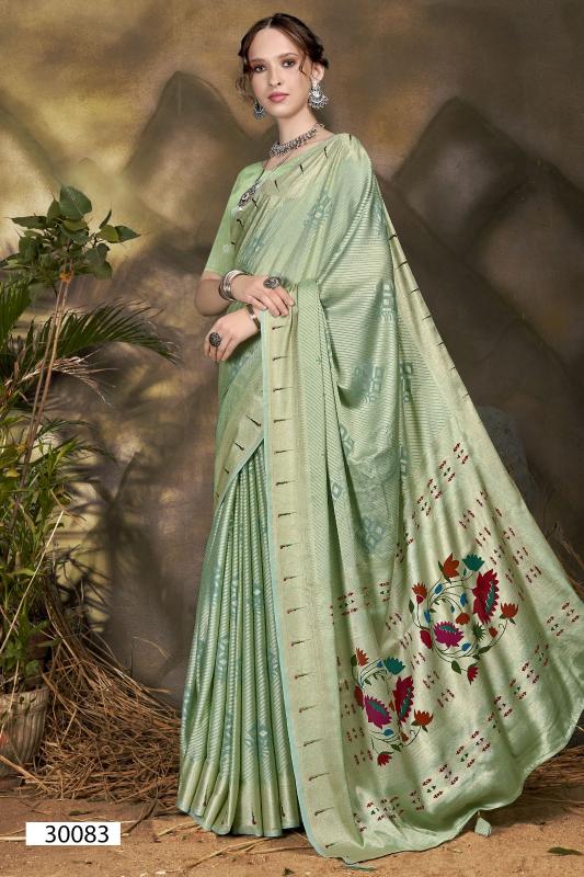 Vallabhi Kaanta Brasso Floral Printed Saree Wholesale Catalog