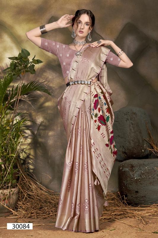 Vallabhi Kaanta Brasso Floral Printed Saree Wholesale Catalog