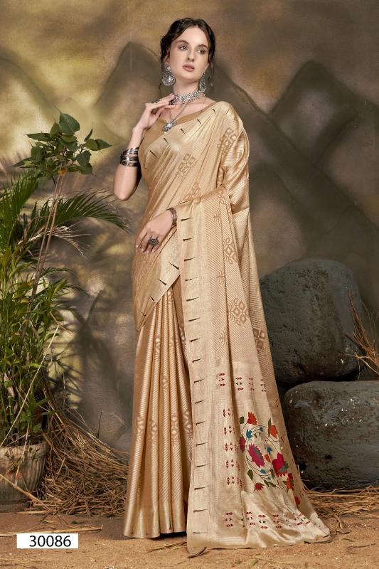 Vallabhi Kaanta Brasso Floral Printed Saree Wholesale Catalog