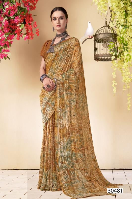 Vallabhi Reeti Vol 5 Georgette Printed Saree Wholesale Catalog