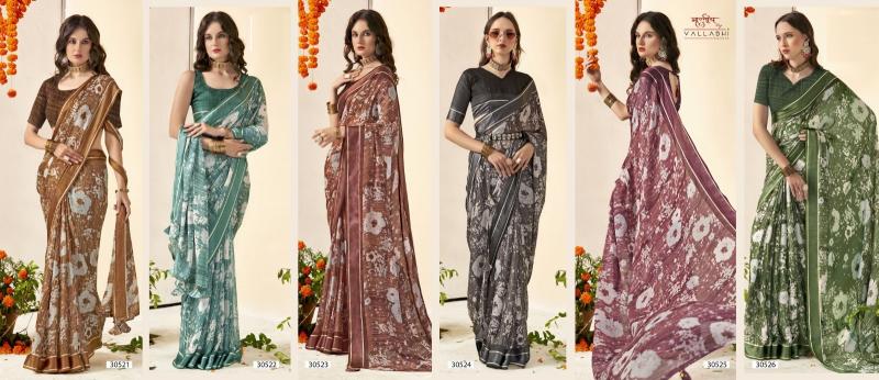 Vallabhi Remi Vol 2 Chiffon Sarees Wholesale in Surat