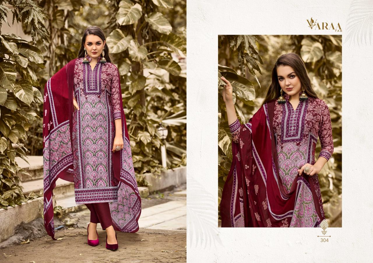 VARAA FAB Aarohi Vol 3 Musline Digital print Salwar Kameez Wholesale Catalog