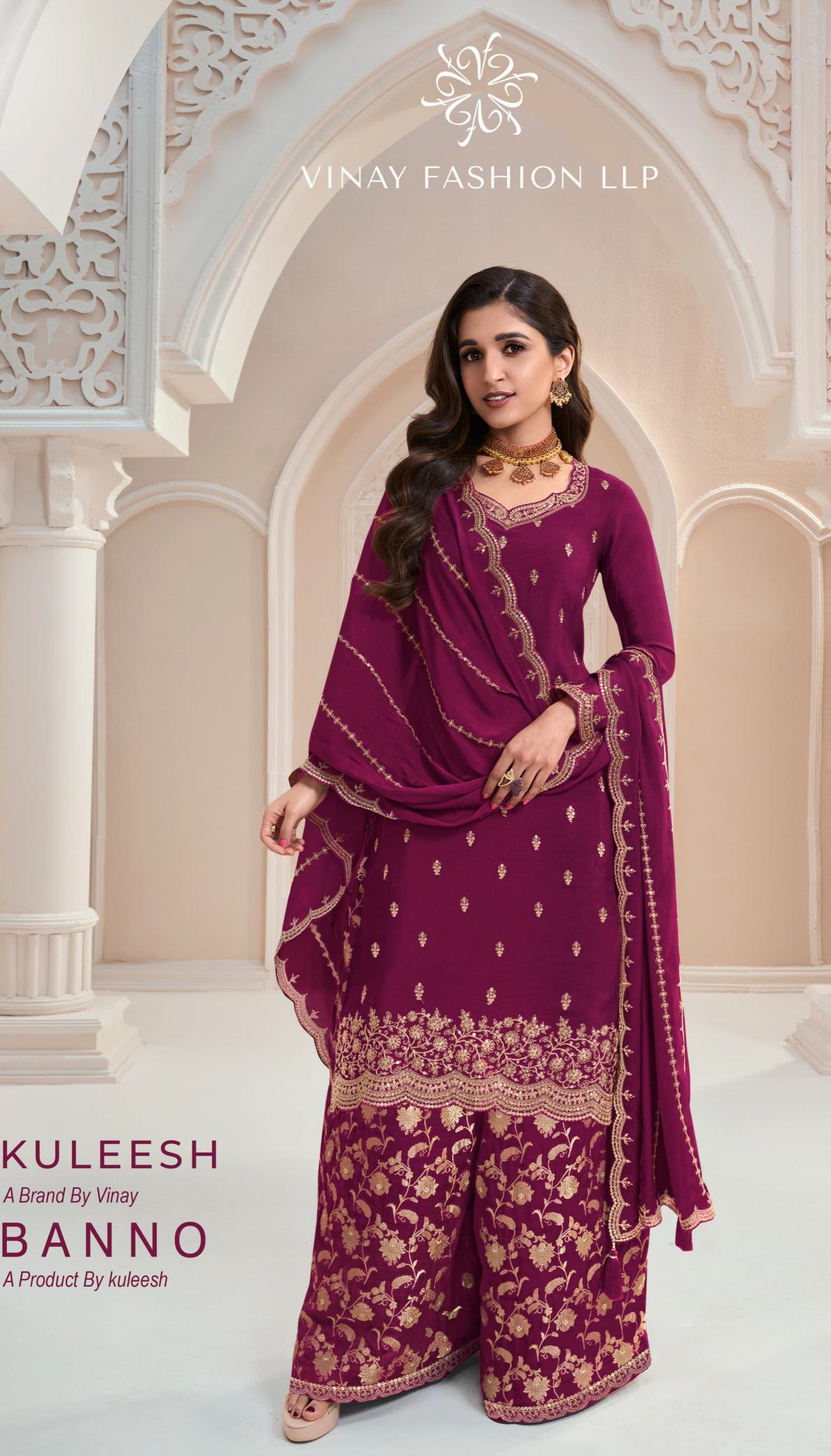 Vinay Kuleesh Banno Wholesale Dress Materials in Surat with Price