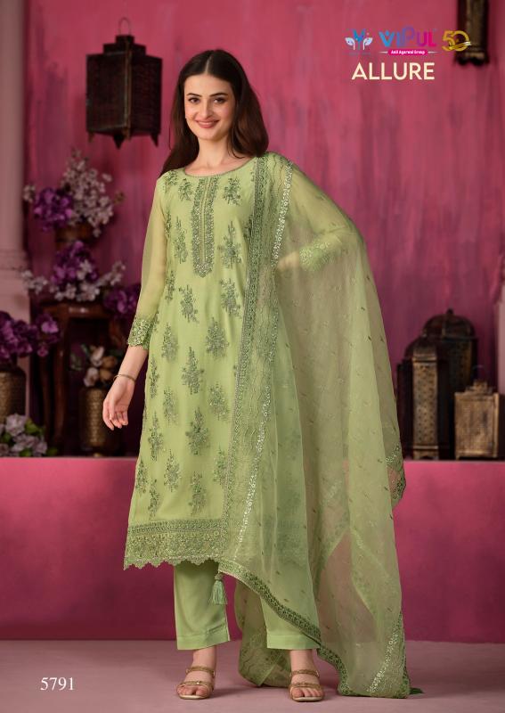 Vipul Allure Net Dress Material Wholesale