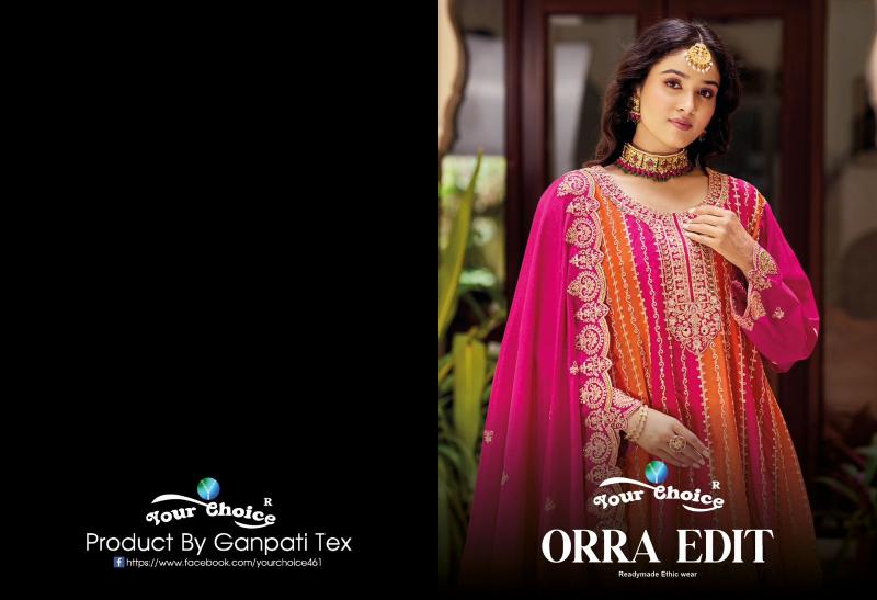 Your Choice Orra Edit Designer Salwar Suits Wholesale Catalog