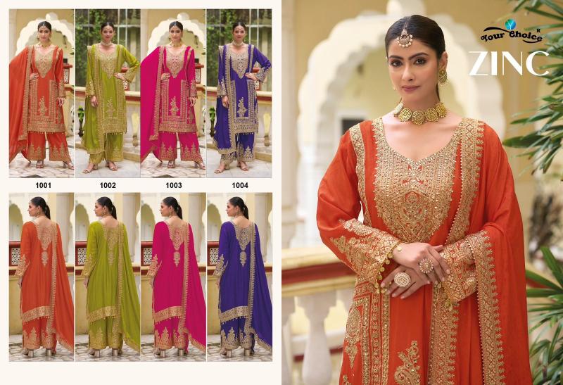 Your choice Zinc Festival Salwar Suits for Ladies Wholesale Catalog