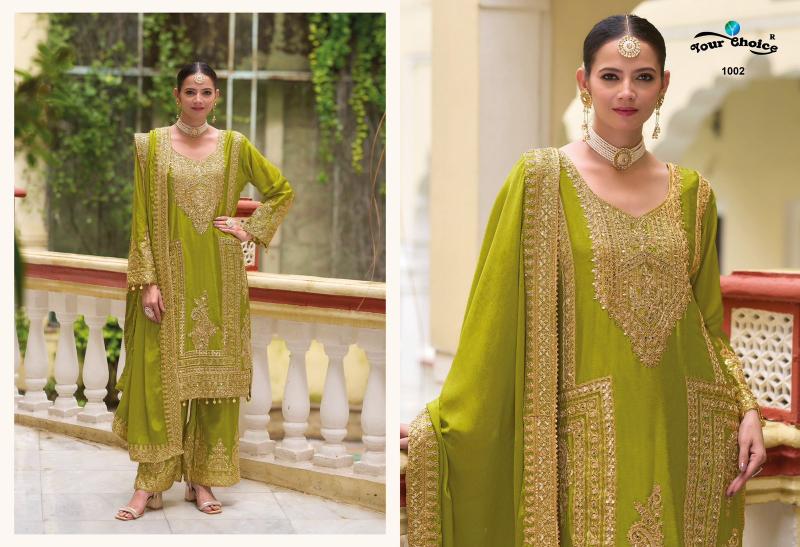 Your choice Zinc Festival Salwar Suits for Ladies Wholesale Catalog