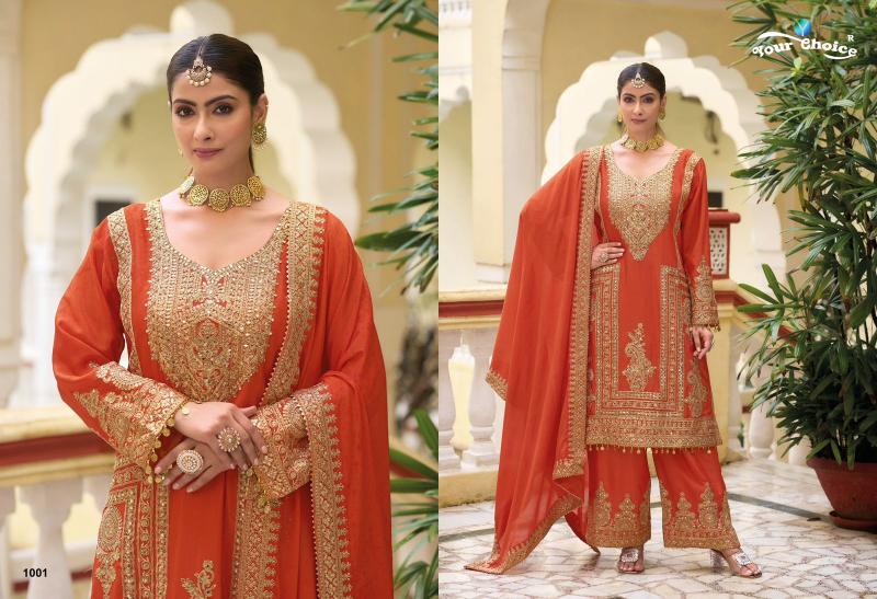 Your choice Zinc Festival Salwar Suits for Ladies Wholesale Catalog