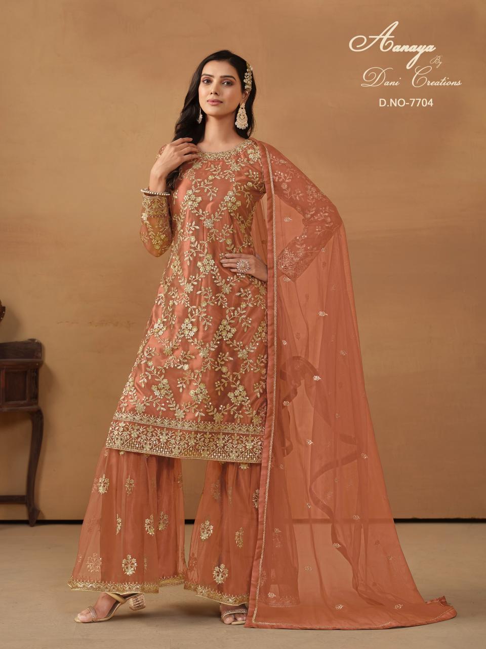 Aanaya Vol 177 Net Satin Pakistani Suits Wholsale Catalog