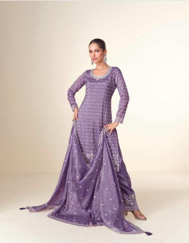 Aashirwad Ishita Premium Tissue Crush Salwar Kameez Wholesale Catalog