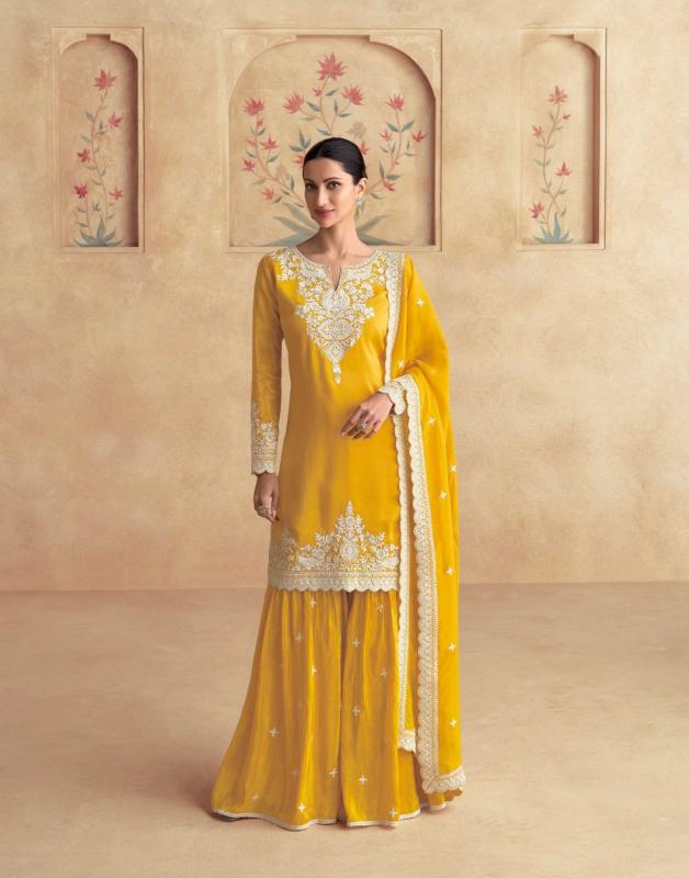 Aashirwad Simar Silk Designer Salwar Kameez Wholesale Catalog