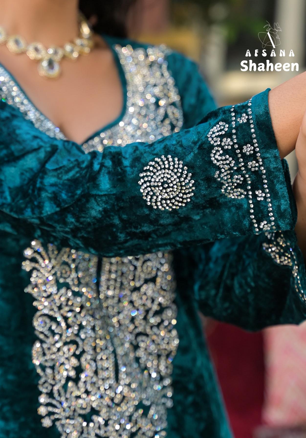 Afsana Shaheen Viscose Velvet Salwar Kameez Wholesale Catalog