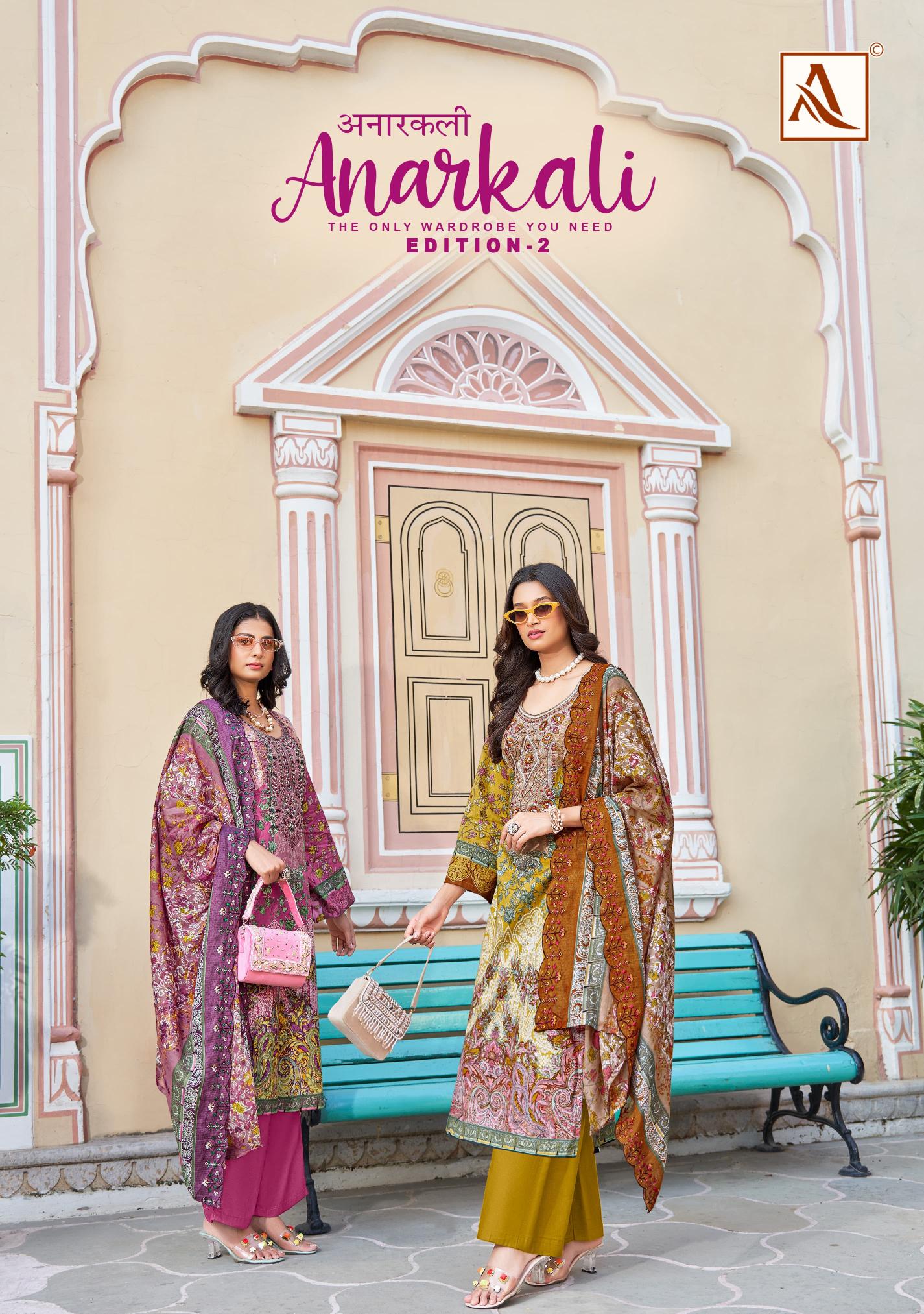 Alok Anarkali Vol 2 wholesale ladies dress material suppliers in hyderabad