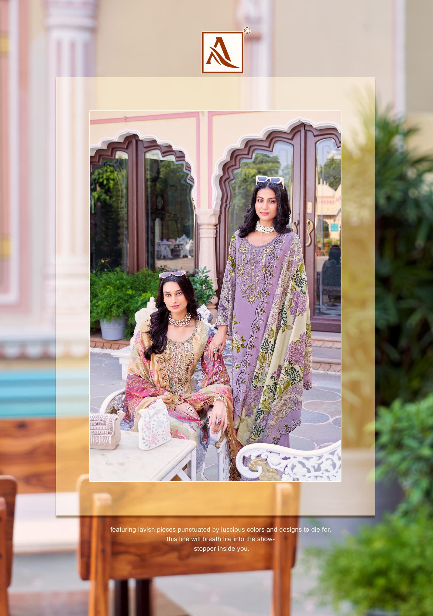 Alok Anarkali Vol 2 wholesale ladies dress material suppliers in hyderabad
