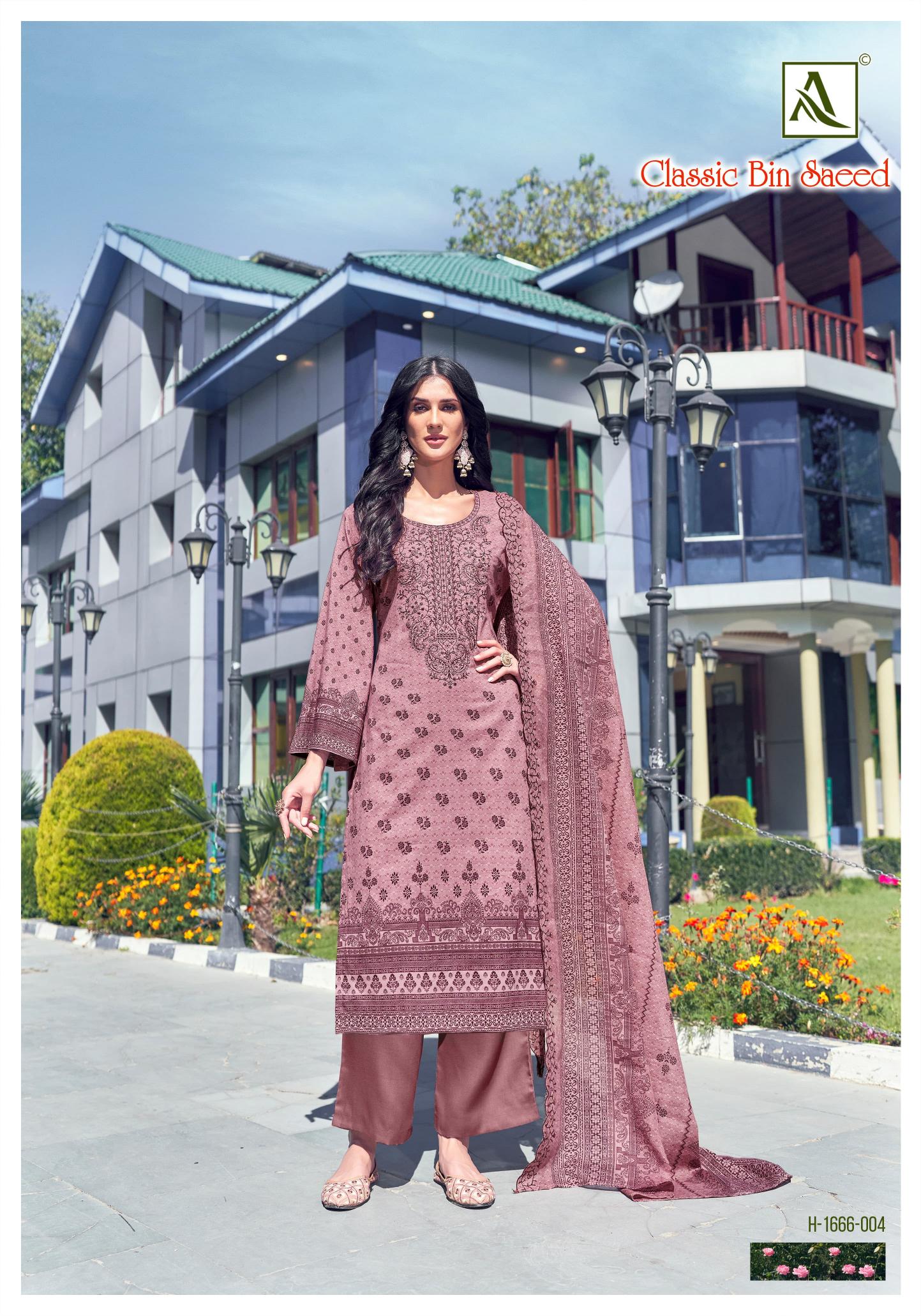 Alok Classic Bin Saeed ladies dress materials wholesale hyderabad
