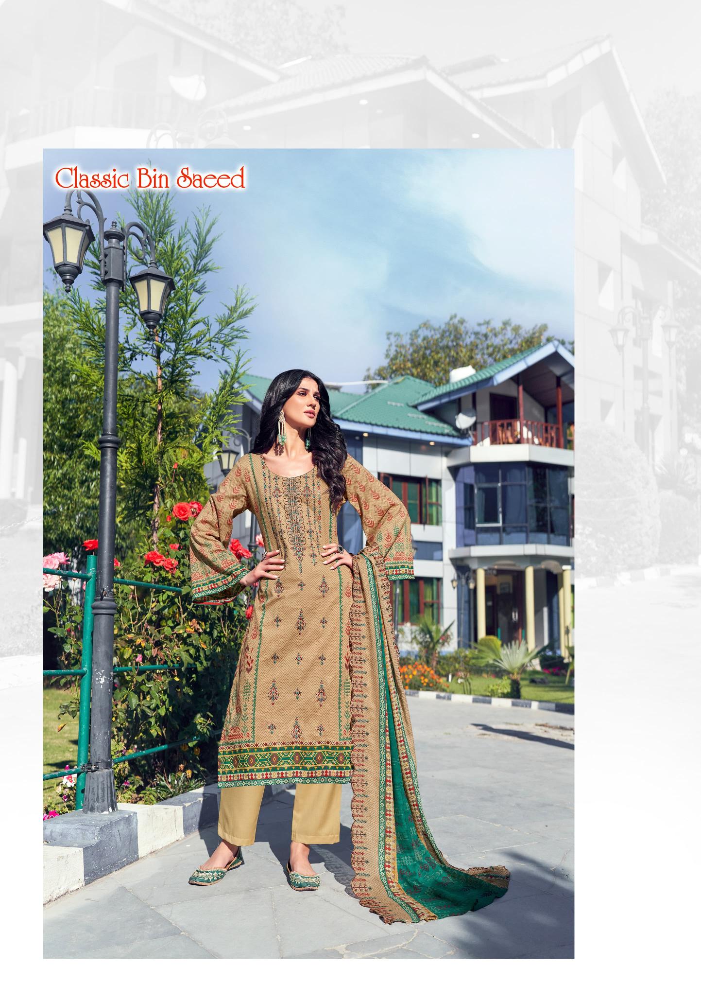 Alok Classic Bin Saeed ladies dress materials wholesale hyderabad