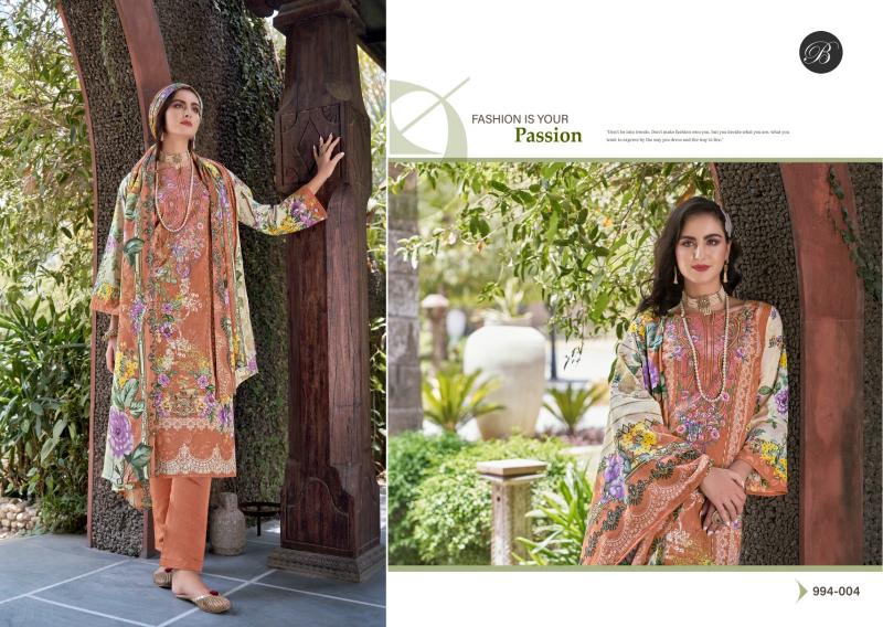BelliZa NAIRA Vol 80 cotton dress material with cotton dupatta wholesale