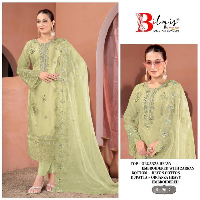 Bilqis B 100 A To D Pakistani Suits Wholesale catalog