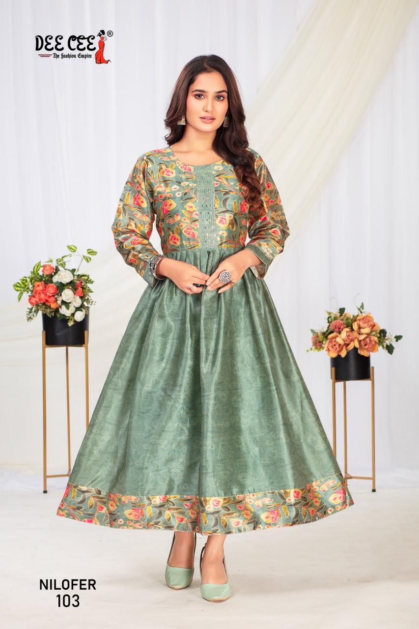Deecee Nilofer online long kurti india
