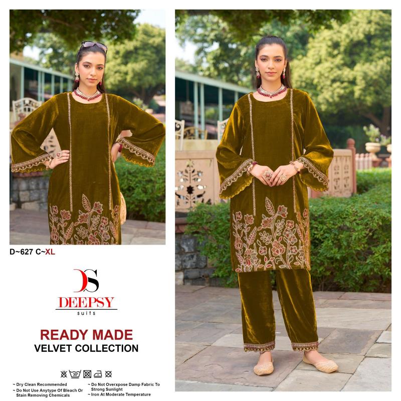 DEEPSY SUITS 627 ABCD Velvet Pakistani Suits Wholesale Catalog
