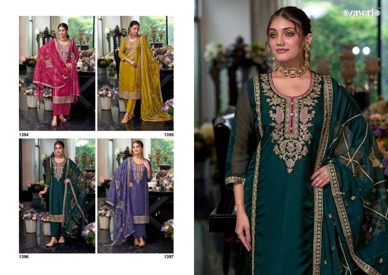 Eba Moon soft organza emboidery Salwar Kameez Wholesale catalog 