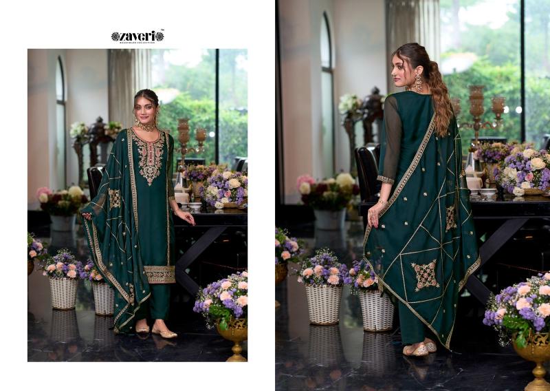 Eba Moon soft organza emboidery Salwar Kameez Wholesale catalog 