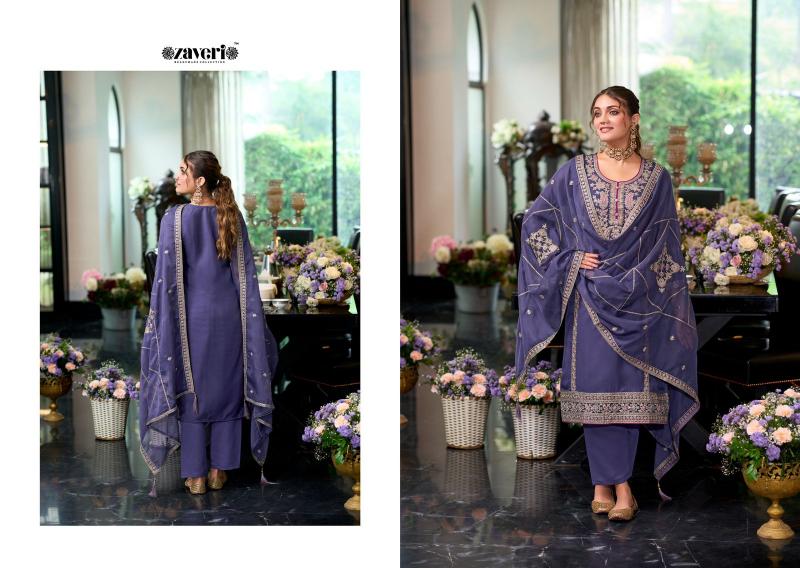 Eba Moon soft organza emboidery Salwar Kameez Wholesale catalog 