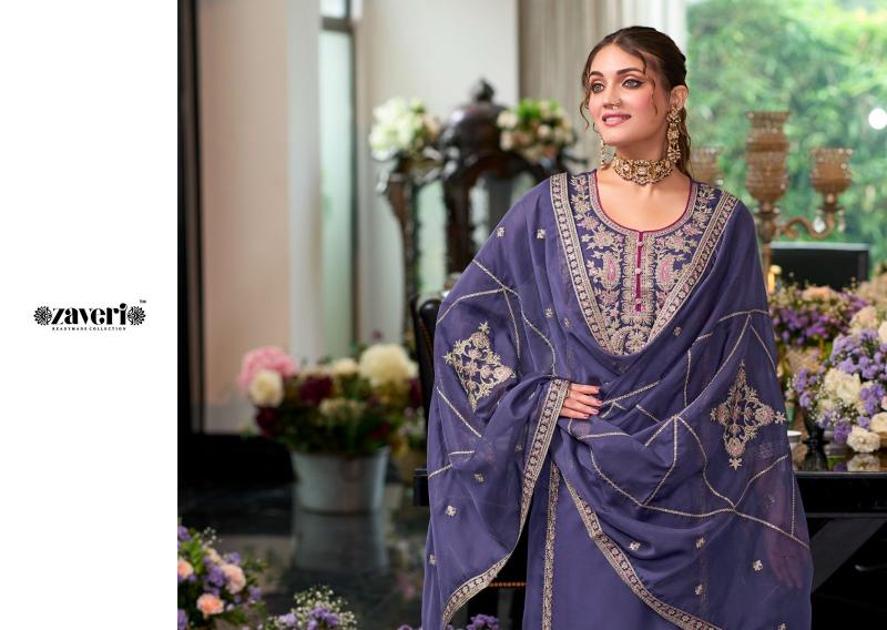 Eba Moon soft organza emboidery Salwar Kameez Wholesale catalog 