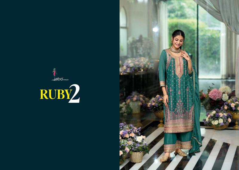Eba Ruby Vol 2 Fancy Ready Made Salwar Kameez Wholesale Catalog