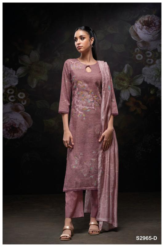 Ganga Areum 2965 Premium Cotton Blend Salwar Kameez Wholeslae Catalog