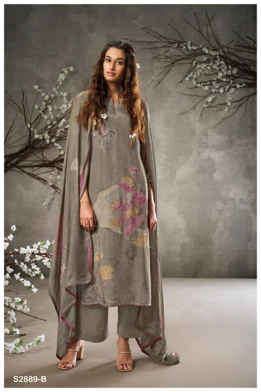 Ganga Fedora 2889 Premium Pure Wool Pashmina Salwar Kameez Wholesale Catalog