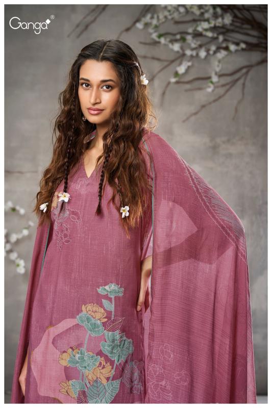 Ganga Fedora 2889 Premium Pure Wool Pashmina Salwar Kameez Wholesale Catalog