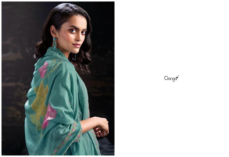 Ganga Onora Pure Bemberg Russian Salwar Kameez Wholesale Catalog