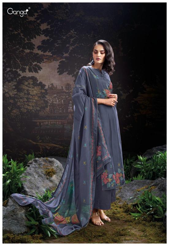 Ganga Onora Pure Bemberg Russian Salwar Kameez Wholesale Catalog