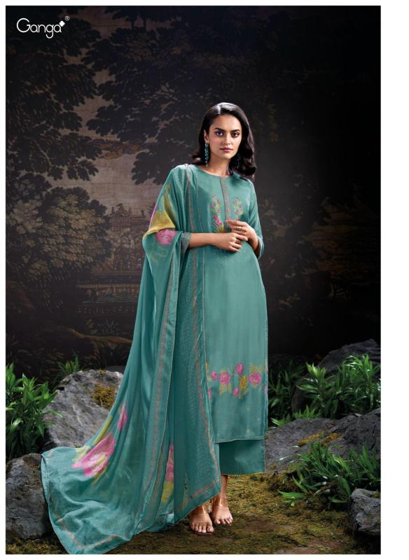 Ganga Onora Pure Bemberg Russian Salwar Kameez Wholesale Catalog