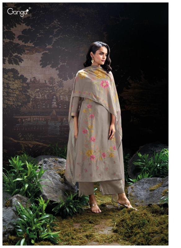 Ganga Onora Pure Bemberg Russian Salwar Kameez Wholesale Catalog