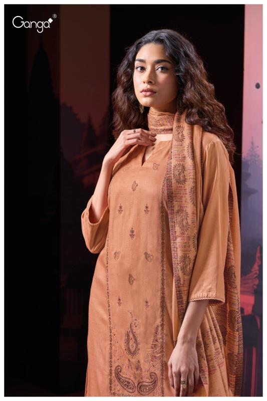 Ganga Thurein 3032 Embroidery Salwar Kameez Wholesale Catalog