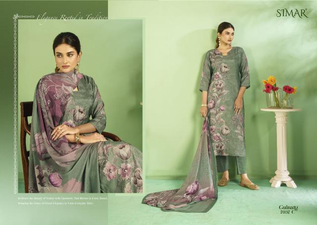 Glossy Simar Gulnaaz Viscose Pashmina Digital Printed Salwar Kameez Wholesale Catalog