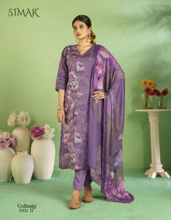Glossy Simar Gulnaaz Viscose Pashmina Digital Printed Salwar Kameez Wholesale Catalog