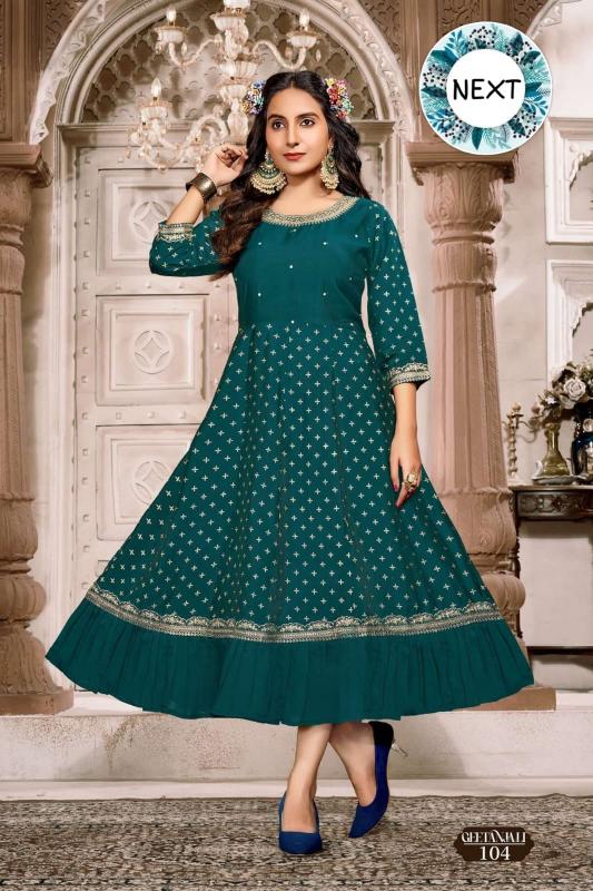 GOLDEN GEETANJALI india kurtis