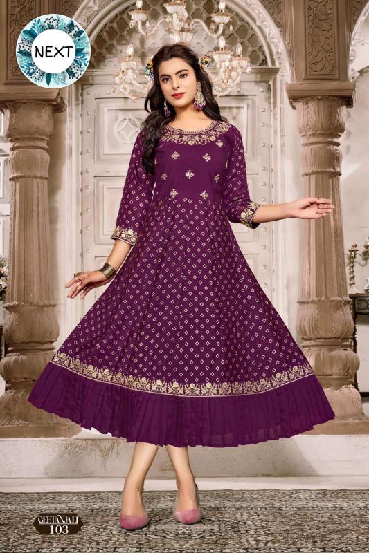 GOLDEN GEETANJALI india kurtis