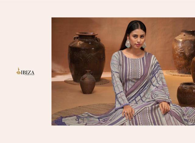 Ibiza Nooriat Pure Linen Cotton Digital Prints Salwar Suits Wholesale catalog