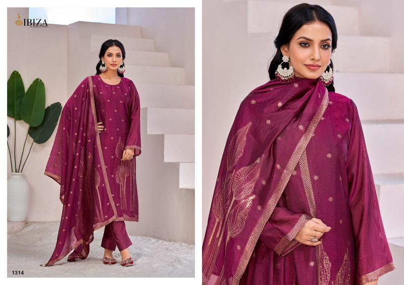 Ibiza Sibani Pure Banglory Silk Jacquard Salwar Kameez Wholesale Catalog