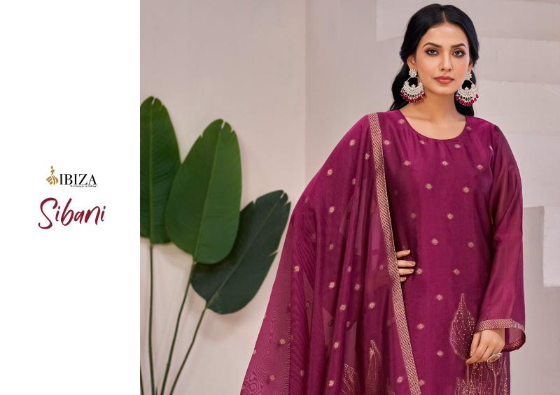 Ibiza Sibani Pure Banglory Silk Jacquard Salwar Kameez Wholesale Catalog
