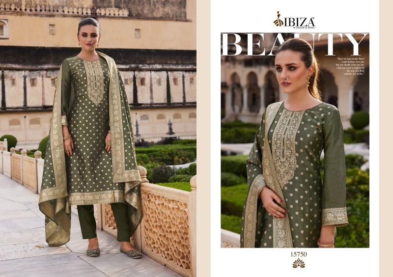Ibiza Tyohaar Ka Angan Pure Banglory Silk Jacquard Salwar Kameez Wholesale Catalog