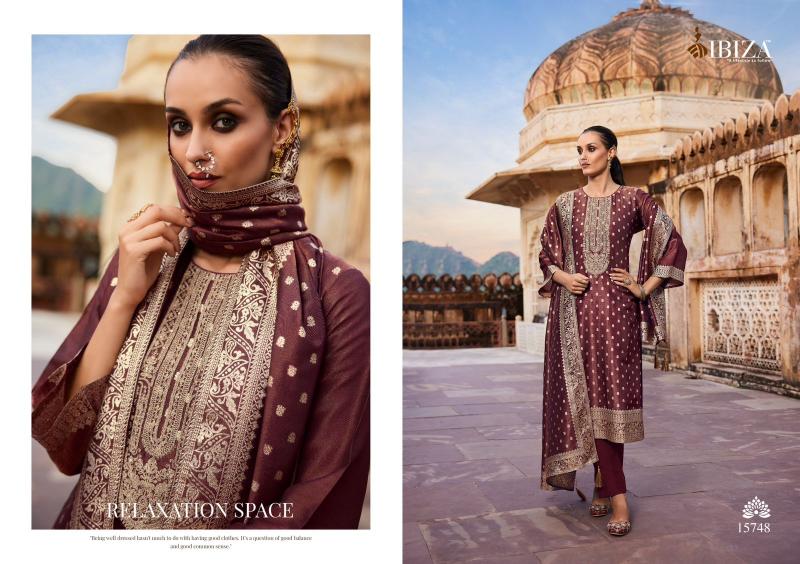 Ibiza Tyohaar Ka Angan Pure Banglory Silk Jacquard Salwar Kameez Wholesale Catalog